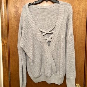 XL(fits like L) off shoulder stylish sweater